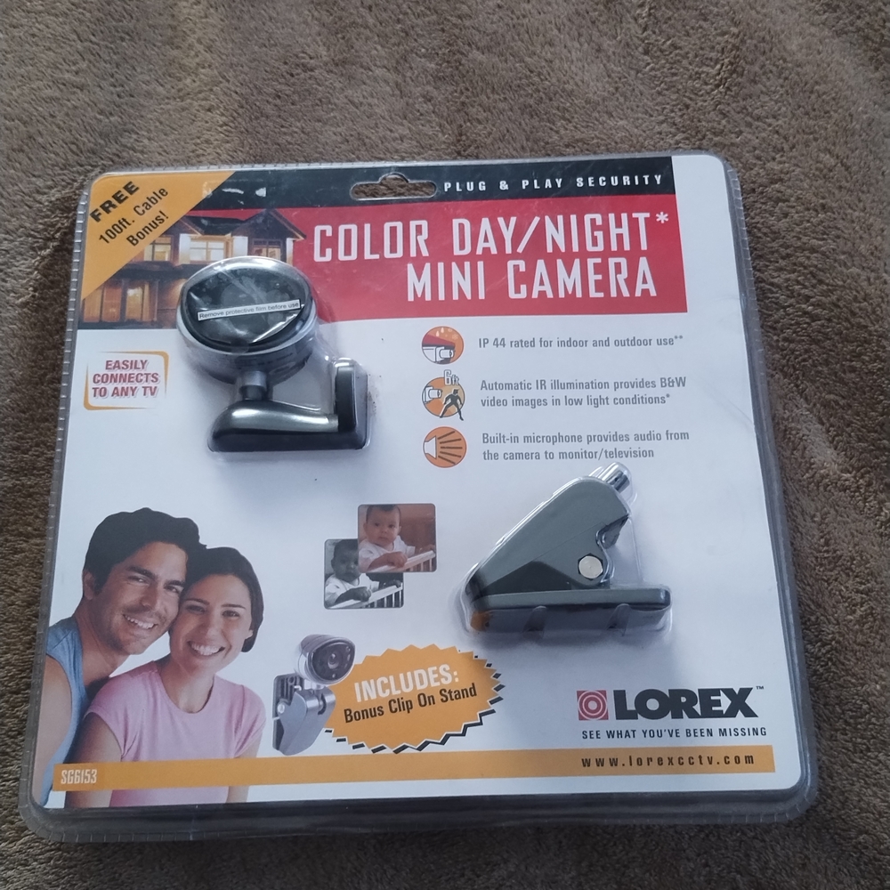 Gray Mini Security Camera